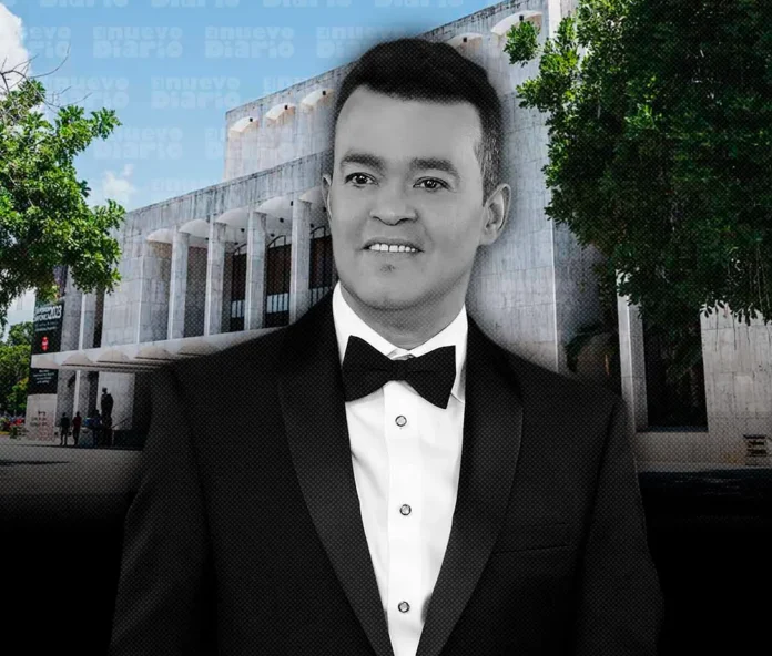 Velorio de Alex Bueno en Teatro Nacional.