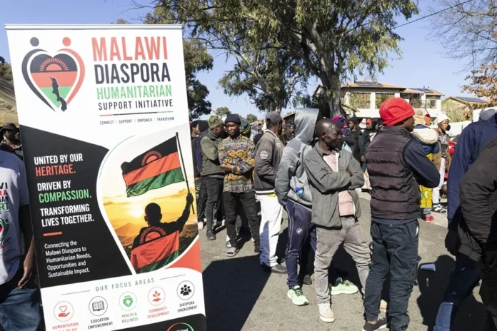 Marchas antiinmigración en Sudáfrica hoy.