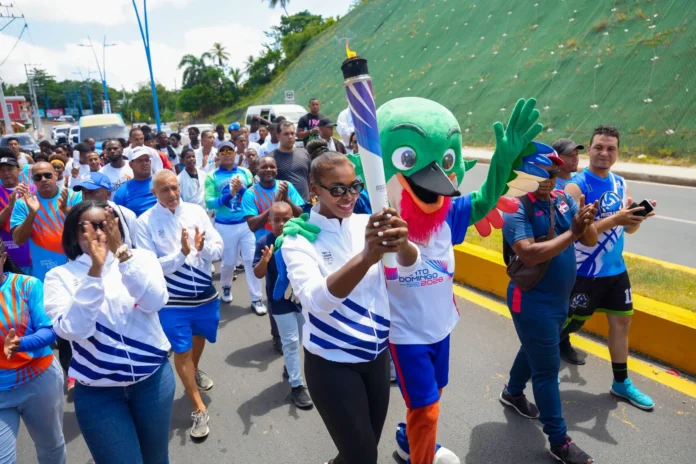 Bethania y Salomón en Samaná, evento olímpico.
