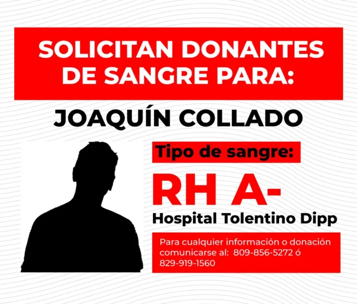 Donantes de sangre RH A- solicitados urgentemente.