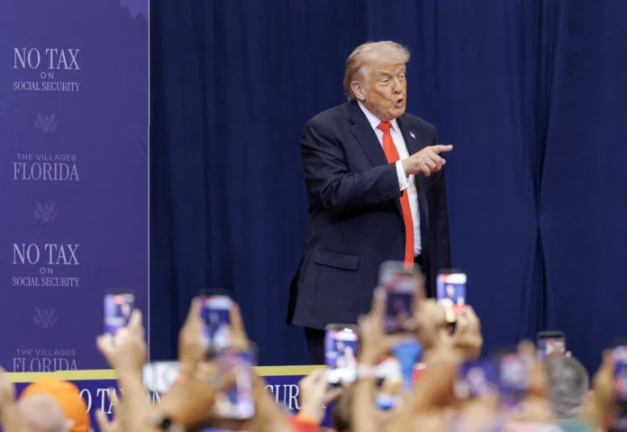 Trump en discurso anticomunista en Washington Hilton