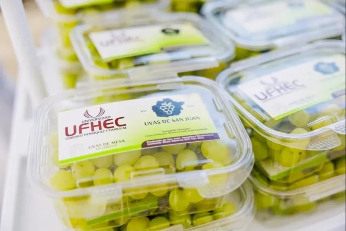 Uvas de San Juan en supermercados de Santo Domingo
