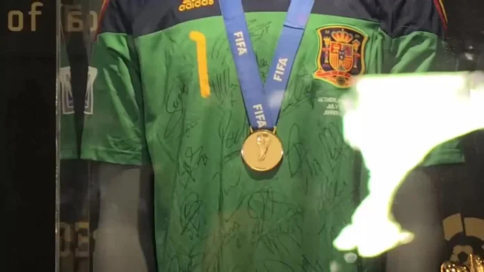 Camiseta de Iker Casillas, Mundial 2010.
