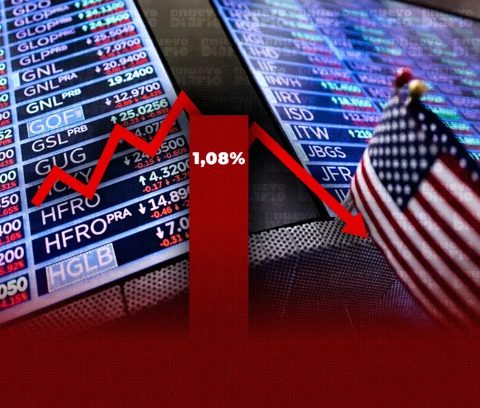 Wall Street cierra en rojo por tensiones.