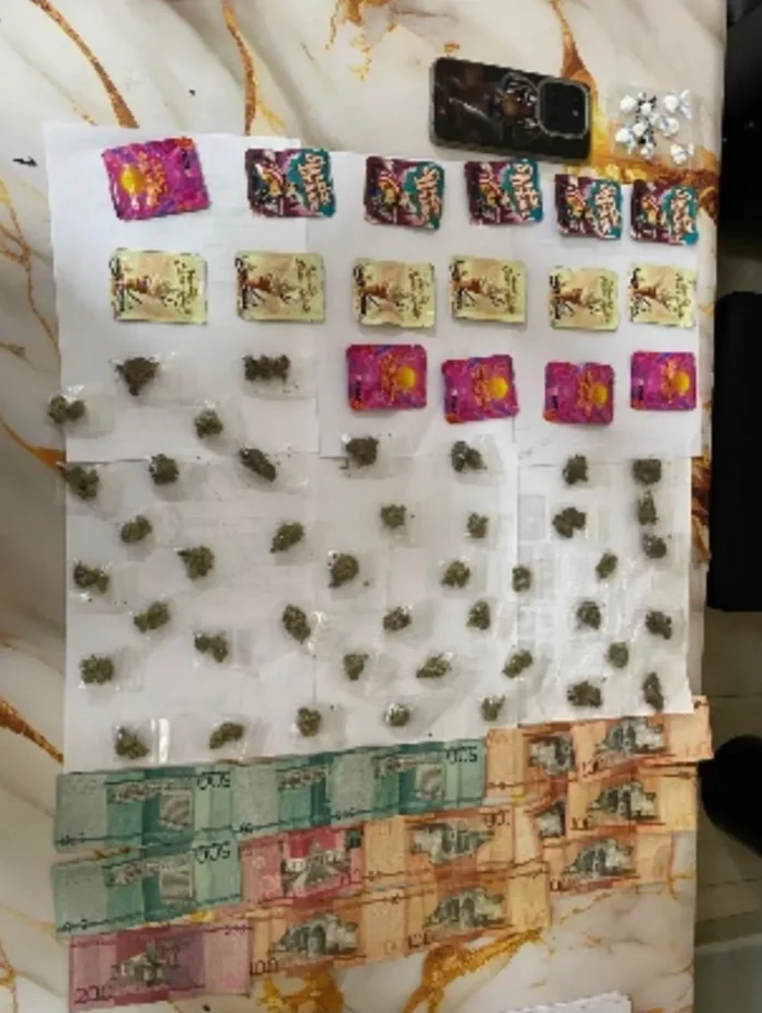 Policía confisca drogas en Santiago.