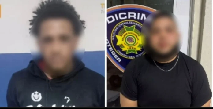 Policía Nacional detiene hombres y armas.
