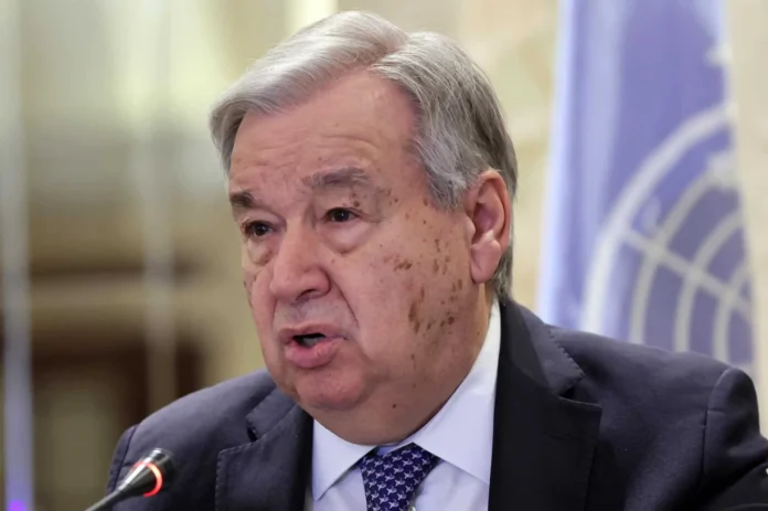António Guterres en Haití, crisis humanitaria.