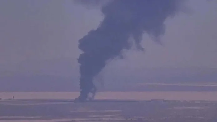 Víctimas del accidente del B-52 en California.