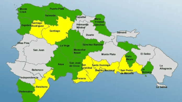 Provincias en alerta por vaguada en el país