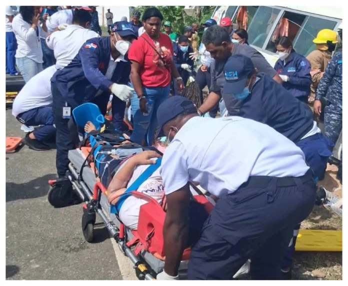 Accidente de tránsito en Hato Mayor.