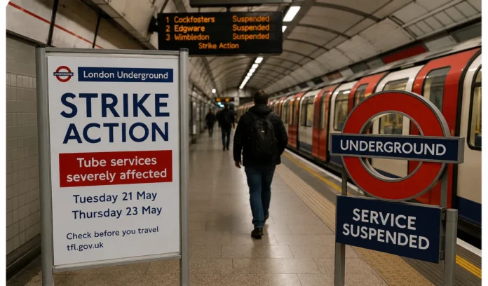 Huelga de metro en Londres por negociaciones fallidas