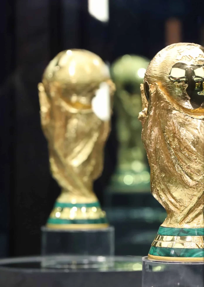 Trofeo original Copa Mundial 2026 en México