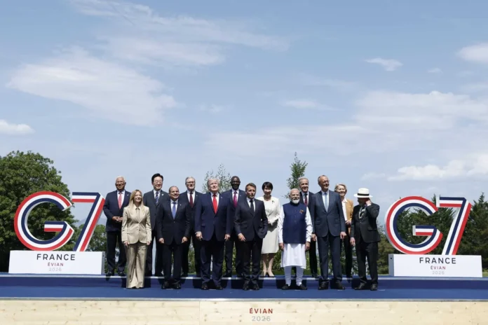 Cumbre del G7 con Trump en Évian.
