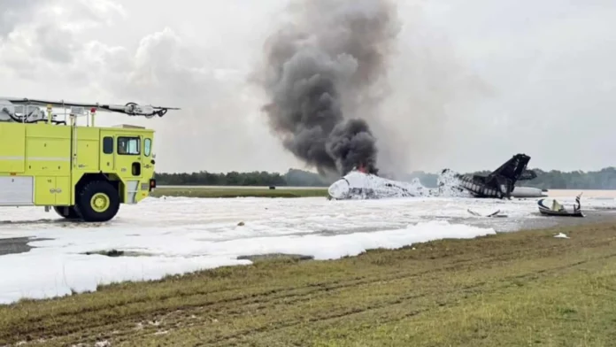 Caja negra del avión accidentado en La Romana