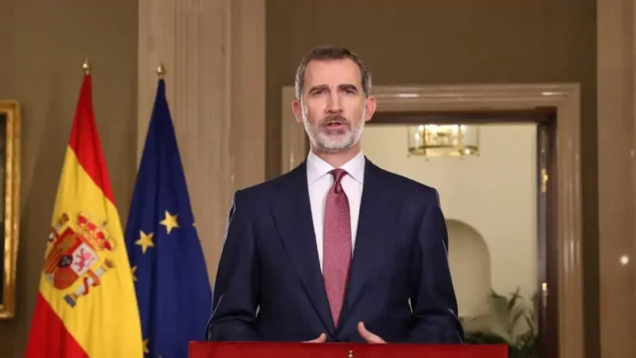 Rey de España y Sheinbaum en reunión.