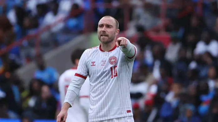 Christian Eriksen se desploma en amistoso.