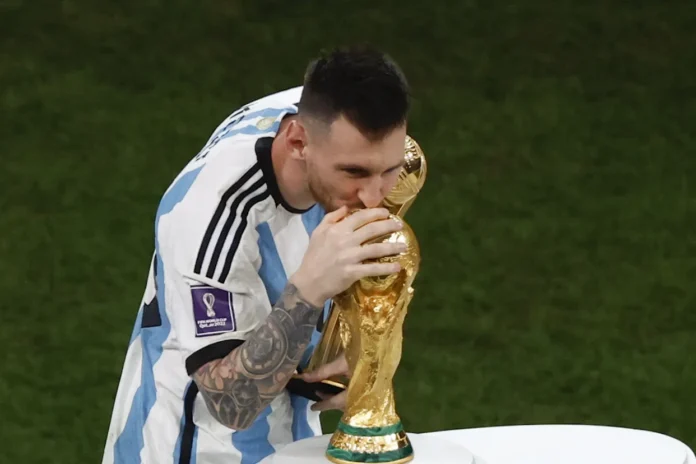 Messi en su sexto Mundial histórico.