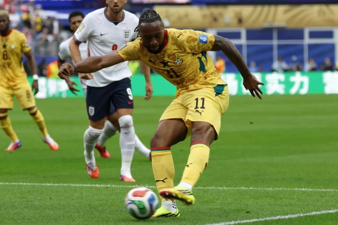 Ghana empata sin goles contra Inglaterra.