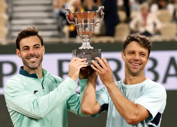 Granollers y Zeballos celebran su victoria.