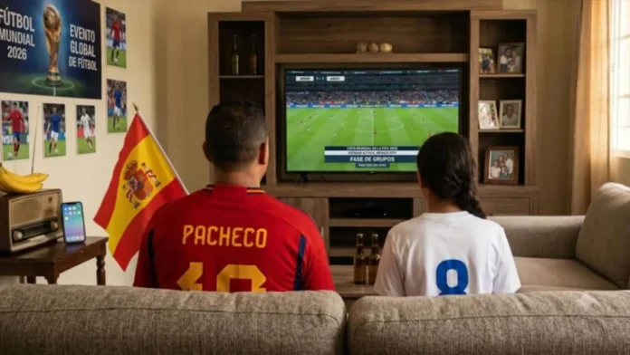 Inmigrantes ven Mundial de fútbol desde casa.