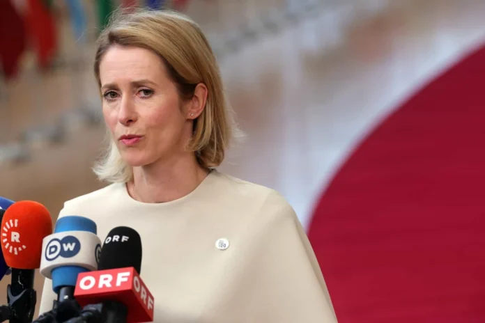 Kaja Kallas defiende diálogo con Israel.