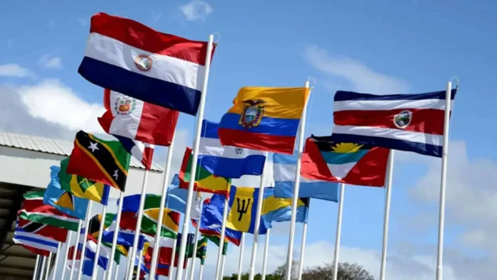 Cooperación entre naciones americanas en discurso.