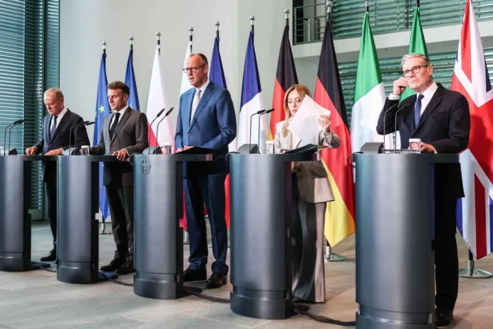 Líderes europeos discuten misión en Ormuz.