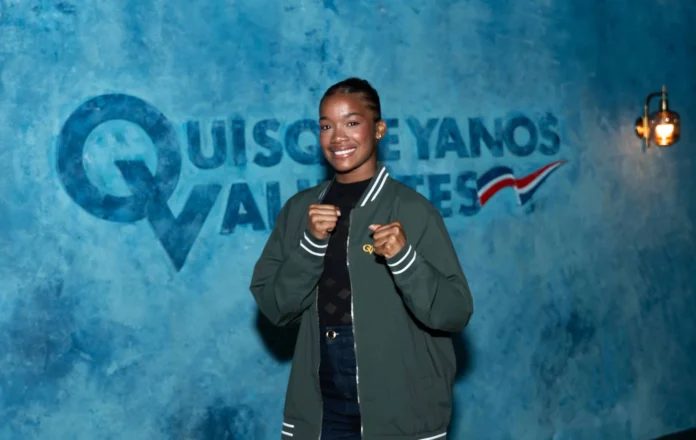 Katherine Beras, boxeadora dominicana destacada.