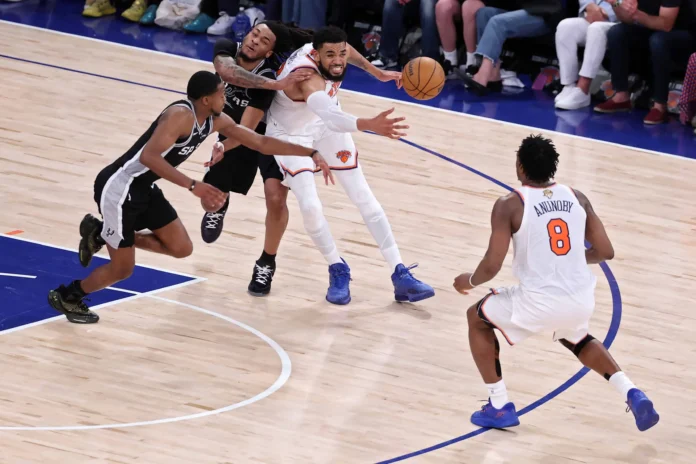 OG Anunoby celebra remontada histórica de Knicks.
