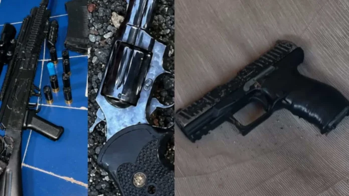 Policía Nacional incauta armas en operativos.