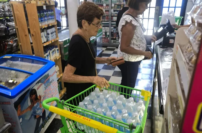 Crisis de agua en Puerto Rico.