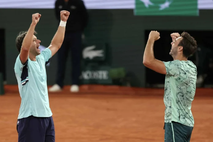 Granollers y Zeballos celebran su victoria.