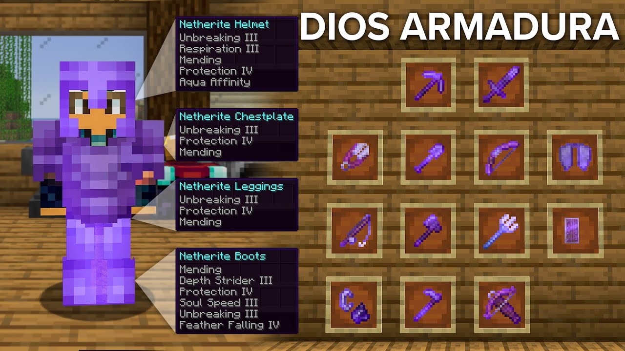cuales son los mejores encantamientos para armadura en minecraft