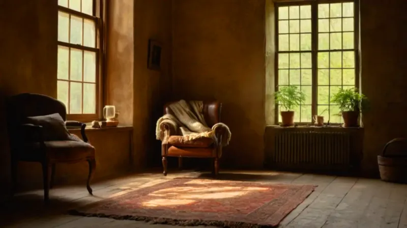 Silueta escribe a la luz del atardecer