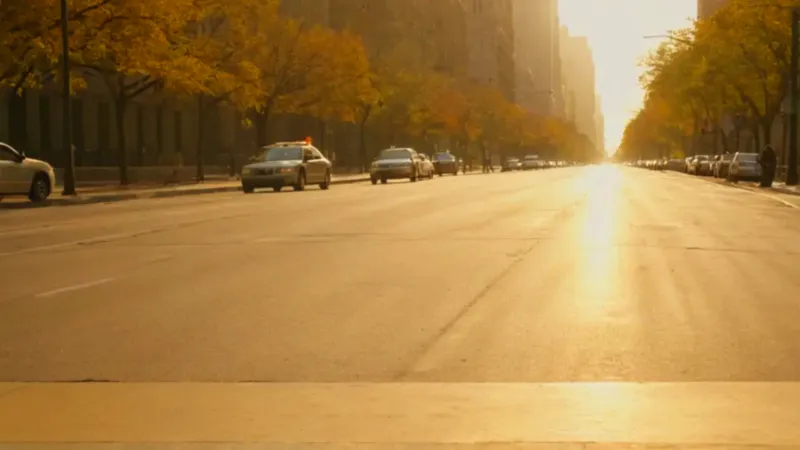 La ciudad arde bajo el sol