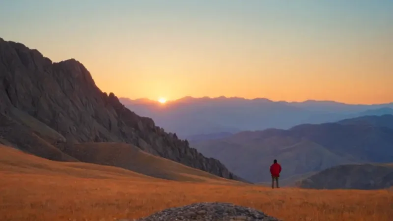 Soledad dorada en la cumbre