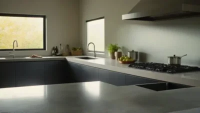Figura genera vapor en una cocina