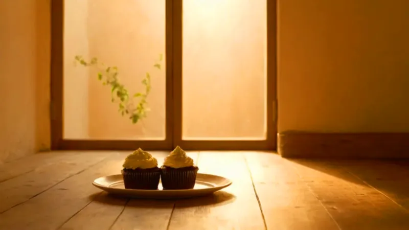 Cálida soledad a la luz de vela