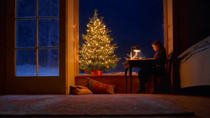 Soledad y concentración en una noche invernal