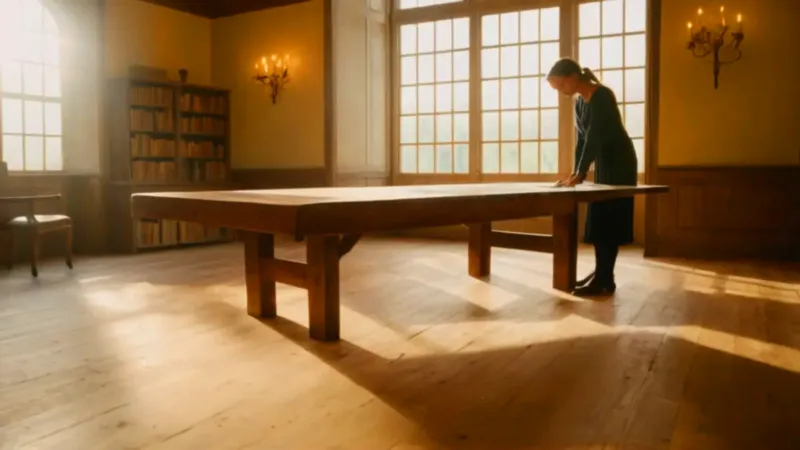 Alguien contempla el mundo en un mapa