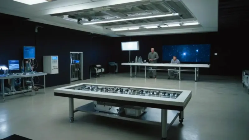 Un científico en su laboratorio de avanzada