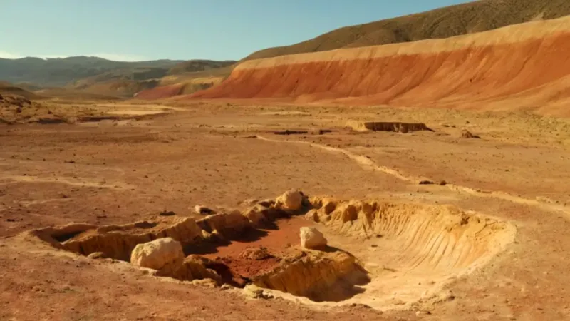 Excavando enormes fósiles en la Patagonia