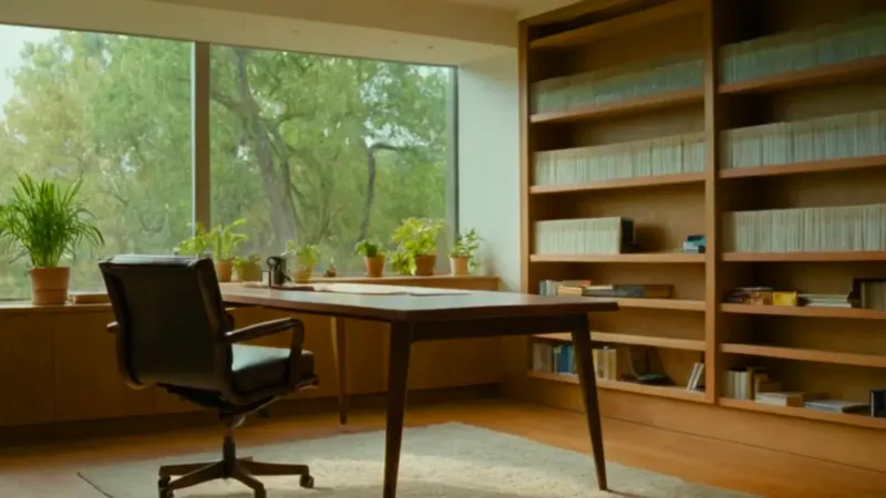 Figura en un estudio bañado por el sol