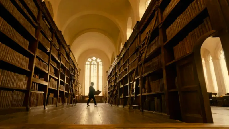 Soledad en la inmensidad de la biblioteca