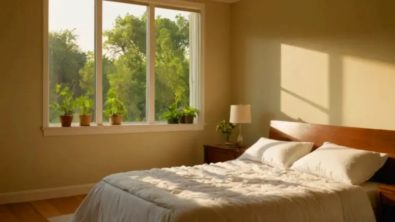 Mujer en la quietud del atardecer