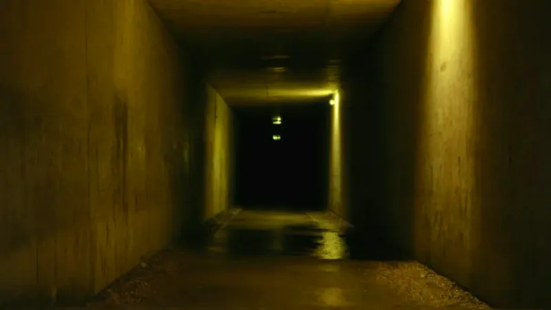 Una amenazante figura aguarda en el túnel