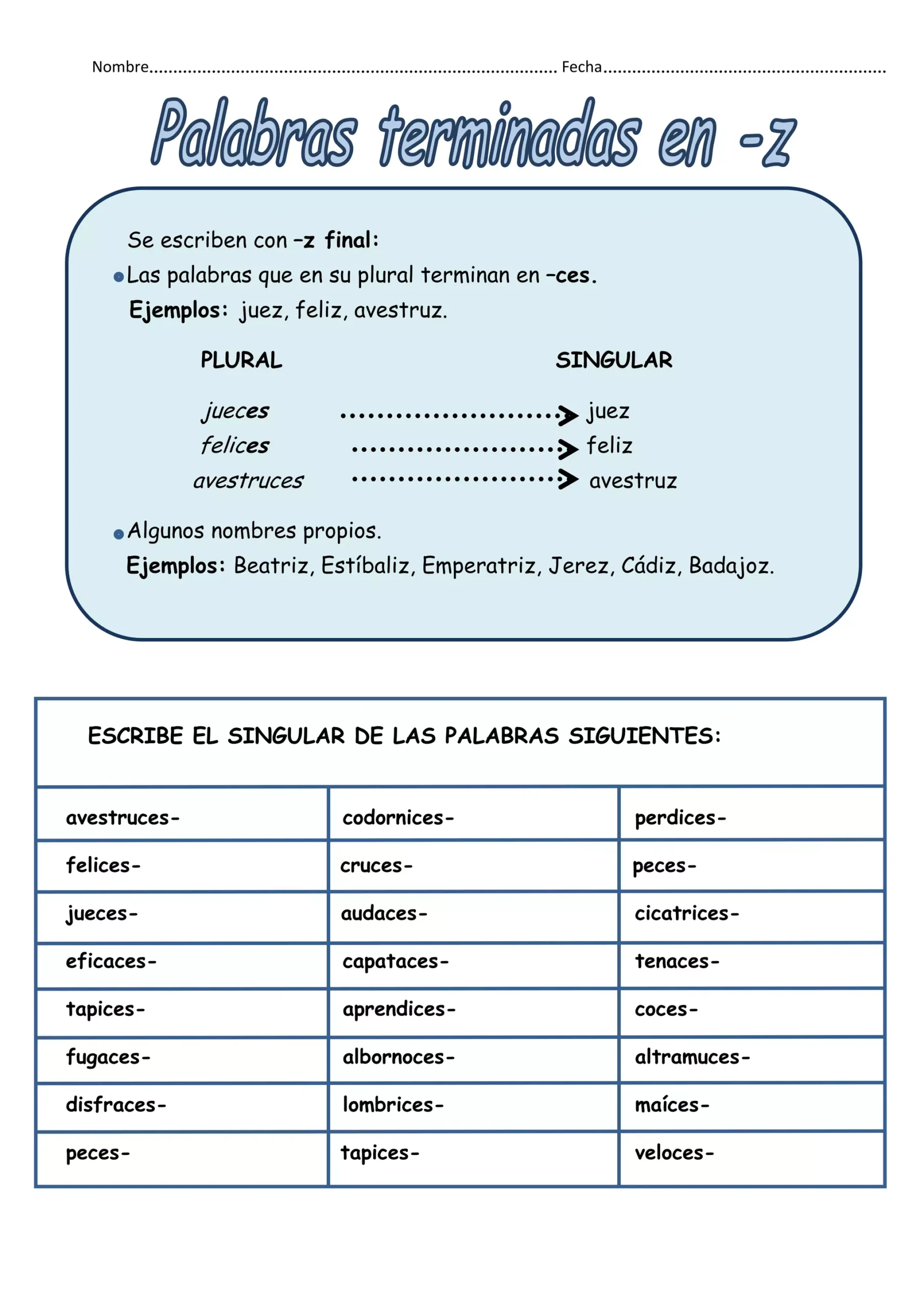 palabras que terminan en to lista completa y ejemplos scaled