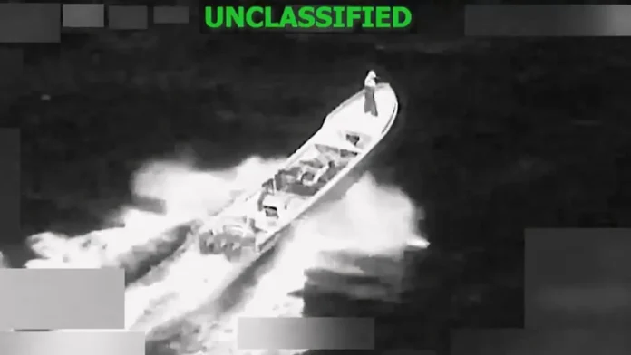 Ataque de EE. UU. en el Pacífico.