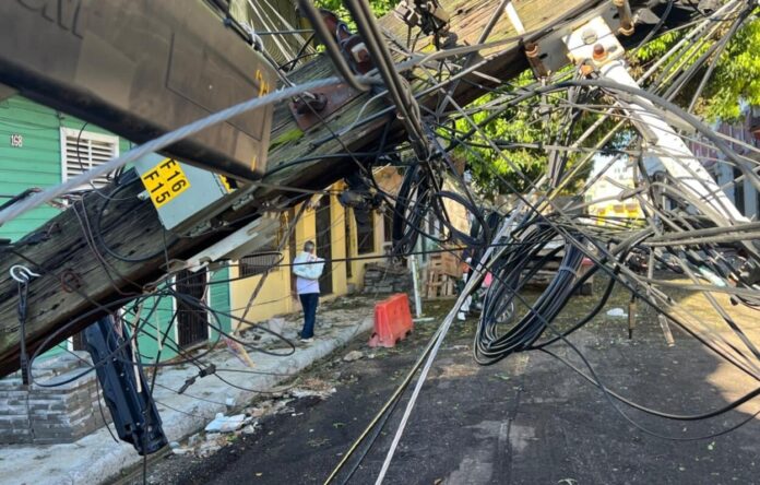 Daños por lluvias y vientos en Santo Domingo