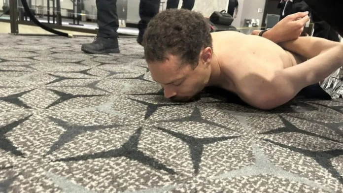 Arresto por intento de tiroteo en cena.